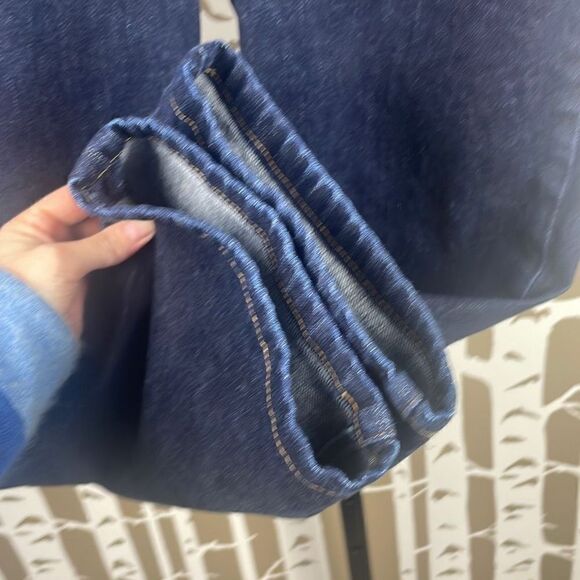 Lauren Ralph Lauren Dark Wash Classic Straight Ankle Jeans sz 14 - Picture 3 of 10